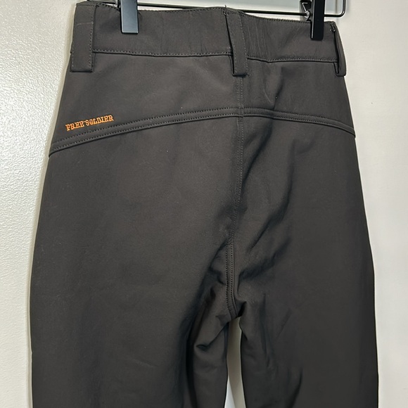 "NWT" Free Soldier Outdoor Softshell Hiking Tactical Black Pants- Size 26 - Picture 12 of 14